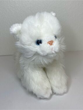 Toys R Us White Kitten Plush Stuffed Animal Cat Plushie 2012